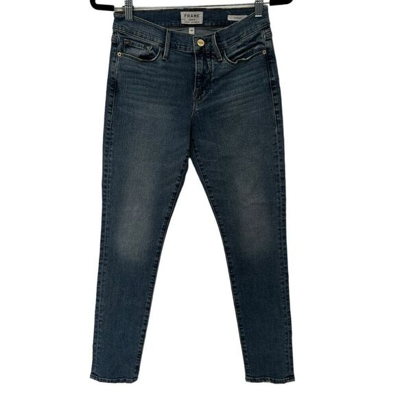 Frame Denim Le Garcon Size 25 Straight Leg Classic Elevated Basics Quiet Luxury - Picture 1 of 9